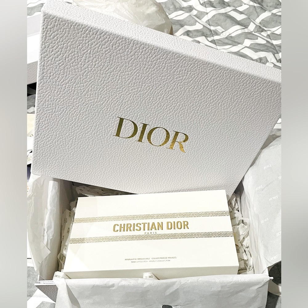 Dior White Empty Rectangle Gift Box. - image 1